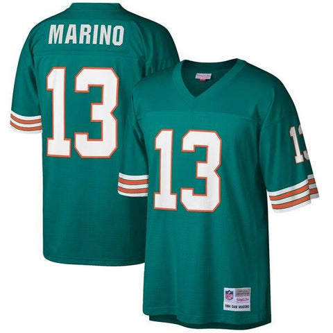 Dan Marino Miami Dolphins Mitchell &amp; Ness Retired Player Vintage Replica Jersey - Aqua 2019