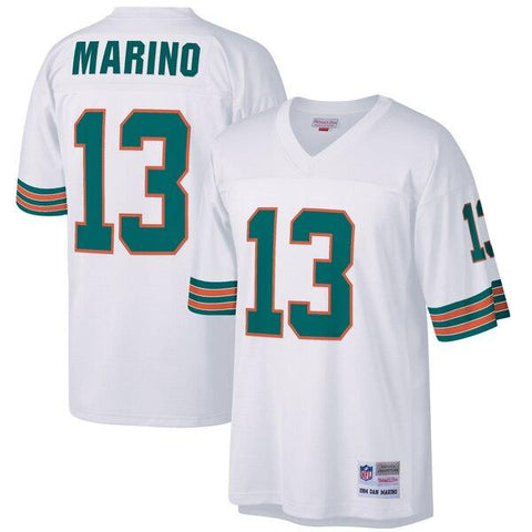 Dan Marino Miami Dolphins Mitchell &amp; Ness Retired Player Vintage Replica Jersey - White 2019