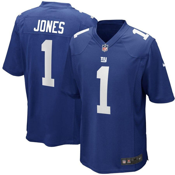 Daniel Jones New York Giants 2019 NFL Draft First Round Pick No. 1 Game Jersey – Royal 2019