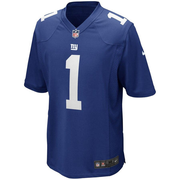 Daniel Jones New York Giants 2019 NFL Draft First Round Pick No. 1 Game Jersey – Royal 2019