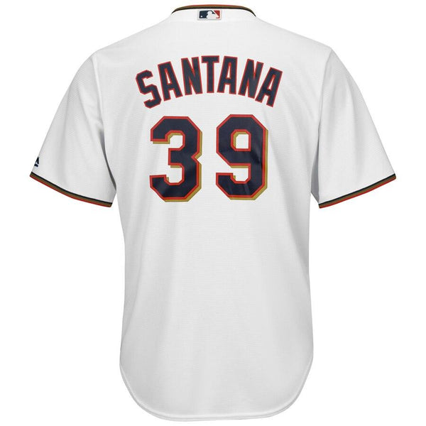 Daniel Santana Minnesota Twins Majestic Cool Base Player Jersey - White 2019