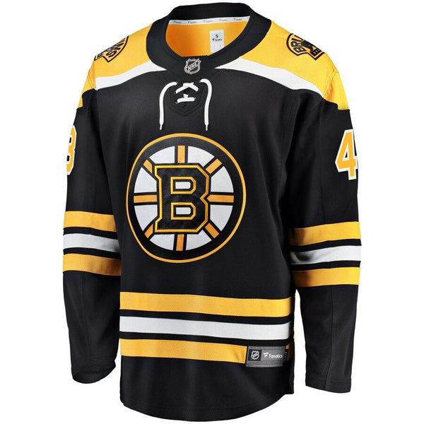 Danton Heinen Boston Bruins Home Breakaway Player Jersey – Black 2019