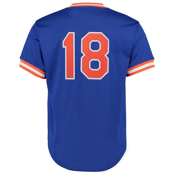 Darryl Strawberry New York Mets Mitchell &amp; Ness Cooperstown Mesh Batting Practice Jersey - Royal 2019