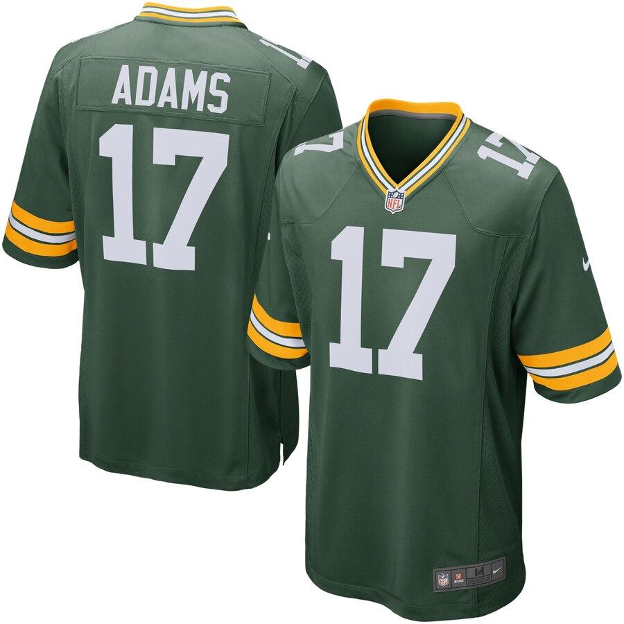 Davante Adams Green Bay Packers Team Game Jersey - Green 2019