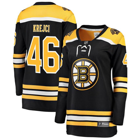 David Krejci Boston Bruins Women's Breakaway Player Jersey - Black 2019