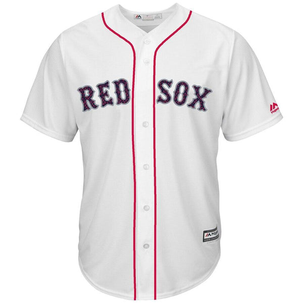 David Ortiz Boston Red Sox Majestic Fashion Stars &amp; Stripes Cool Base Player Jersey - White 2019