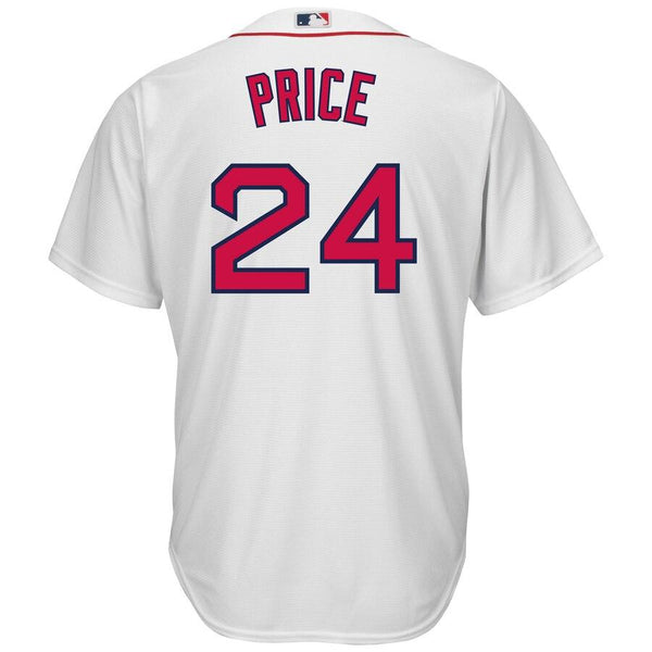 David Price Boston Red Sox Majestic Official Cool Base Player Jersey - White 2019