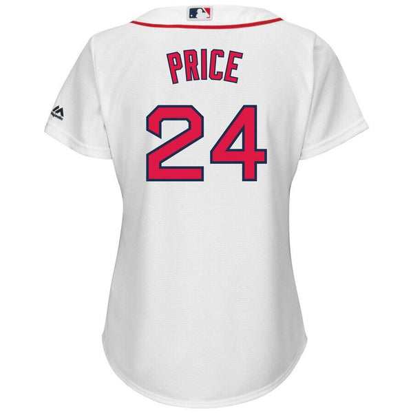 David Price Boston Red Sox Majestic Women's Cool Base Player Jersey - White 2019