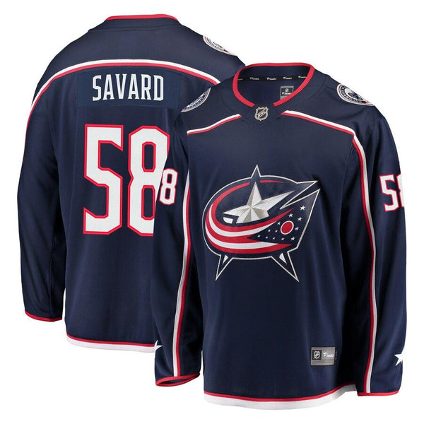 David Savard Columbus Blue Jackets Breakaway Jersey – Navy 2019