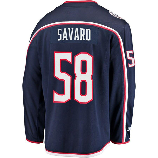 David Savard Columbus Blue Jackets Breakaway Jersey – Navy 2019
