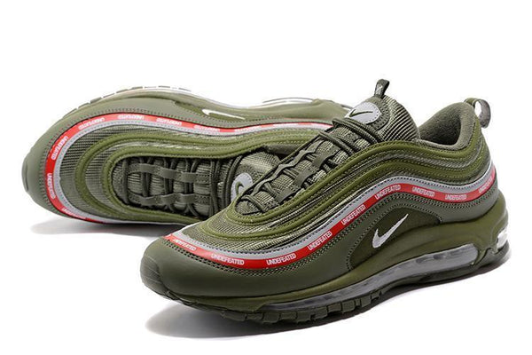 Nike Air Max 97 x Undefeated Olive Green Men Shoes Sale Size US 7, 8, 8.5, 9, 10, 11