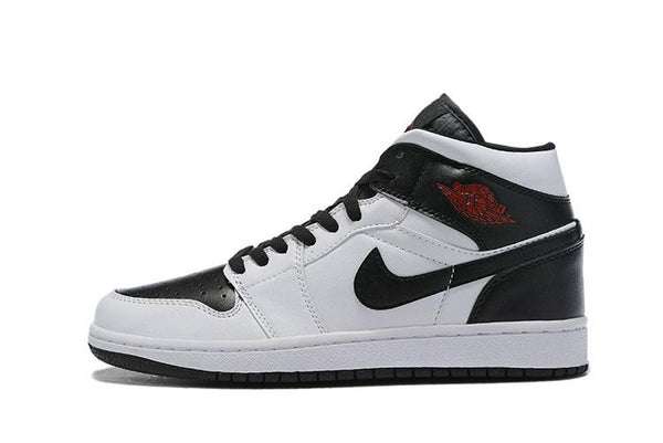 Nike Air Jordan 1 Mid 'White Black' Sneaker Shoes Sale Men Size 7-12