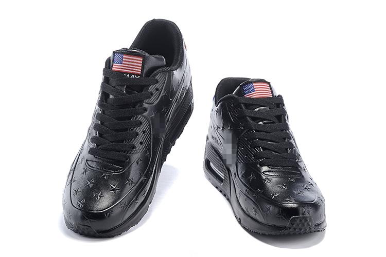Nike Air Max 90 'Independence Day Black' Shoes Sneaker Sale Men Size US 7, 8, 8.5, 9, 10, 11