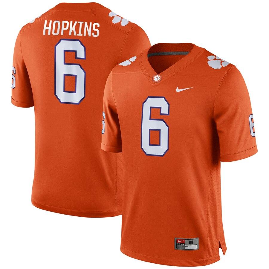 DeAndre Hopkins Clemson Tigers Game Jersey – Orange 2019