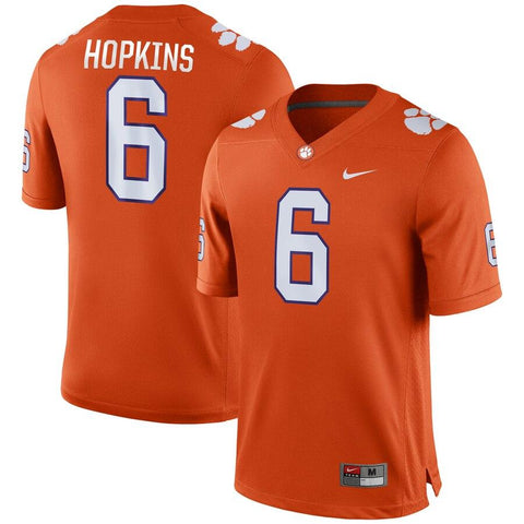 DeAndre Hopkins Clemson Tigers Game Jersey – Orange 2019
