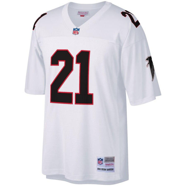 Deion Sanders Atlanta Falcons Mitchell &amp; Ness 1992 Replica Retired Player Jersey - White 2019