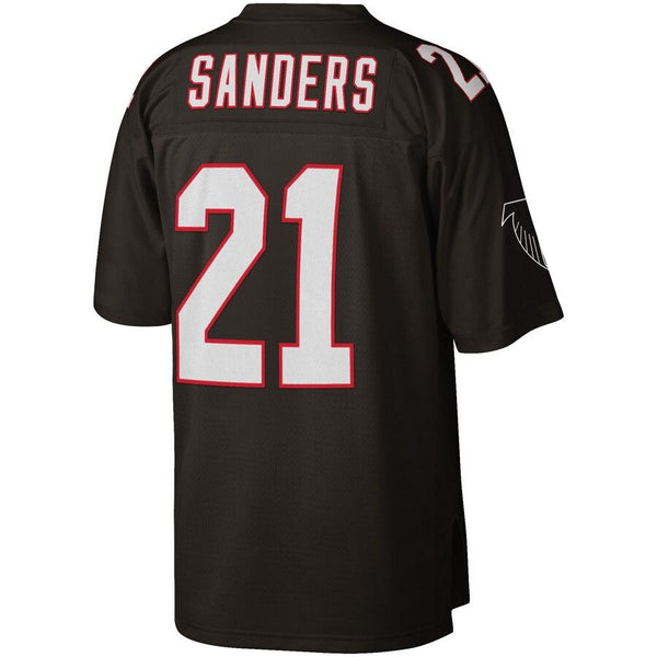 Deion Sanders Atlanta Falcons Mitchell &amp; Ness 1992 Retired Player Vintage Replica Jersey - Black 2019