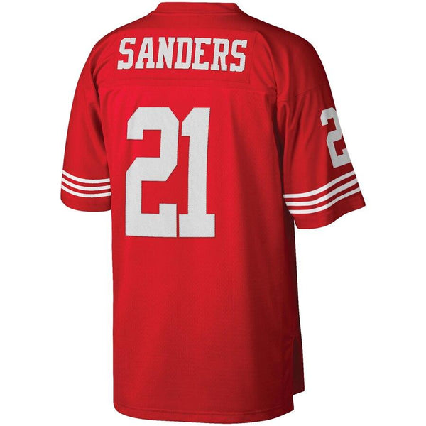 Deion Sanders San Francisco 49ers Mitchell &amp; Ness Retired Player Vintage Replica Jersey - Scarlet 2019