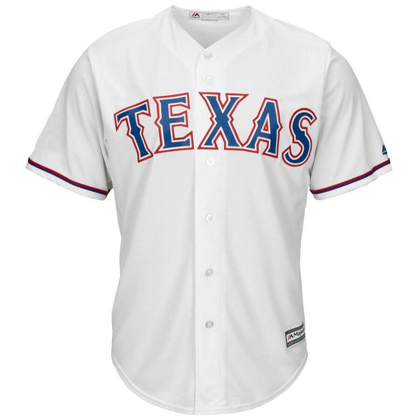 Delino DeShields Texas Rangers Majestic Cool Base Home Player Jersey - White 2019