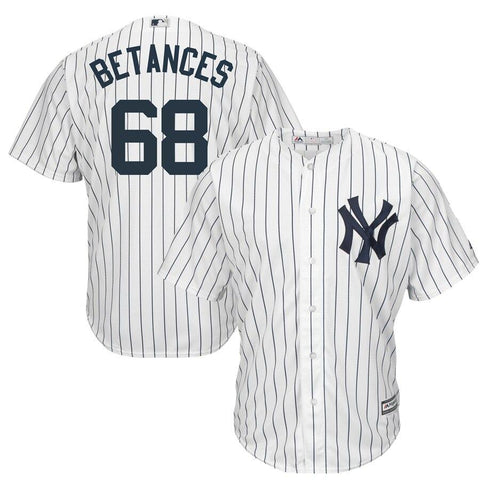Dellin Betances New York Yankees Majestic Cool Base Player Jersey - White 2019