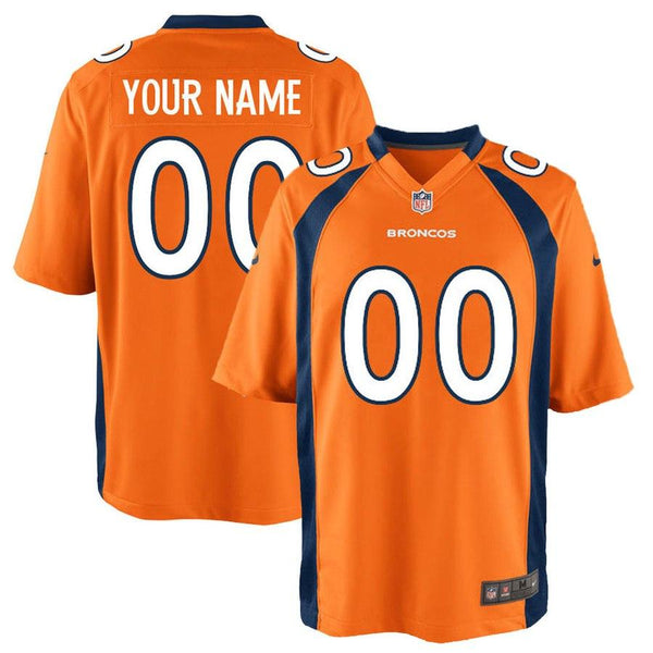 Denver Broncos Custom Game Jersey - Orange 2019