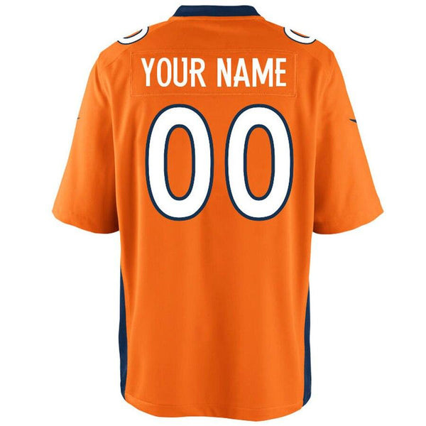 Denver Broncos Custom Game Jersey - Orange 2019