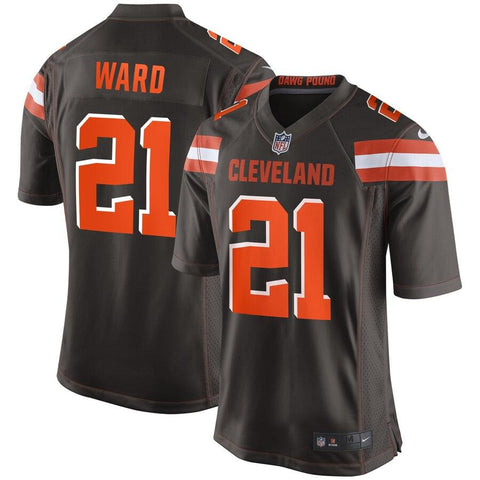 Denzel Ward Cleveland Browns Game Jersey – Brown 2019