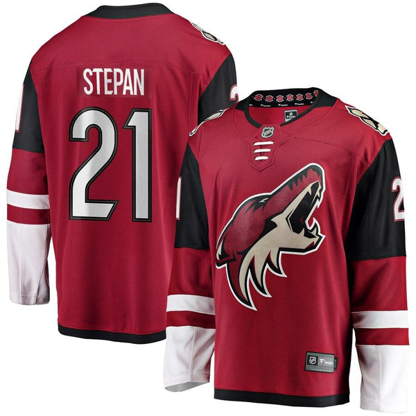 Derek Stepan Arizona Coyotes Breakaway Player Jersey – Garnet 2019