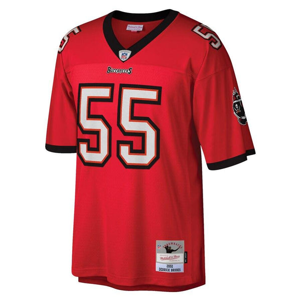 Derrick Brooks Tampa Bay Buccaneers Mitchell &amp; Ness 2002 Retired Player Replica Jersey - Red 2019