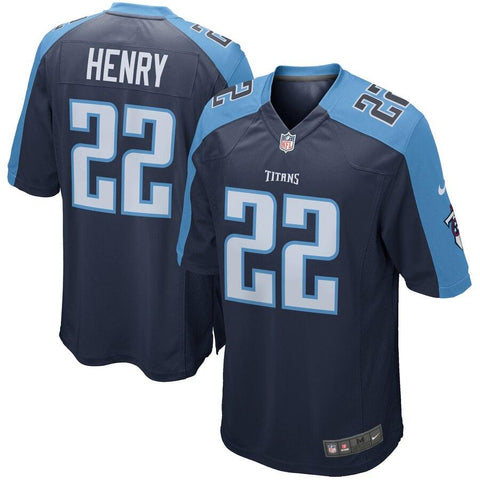 Derrick Henry Tennessee Titans Game Jersey - Navy 2019