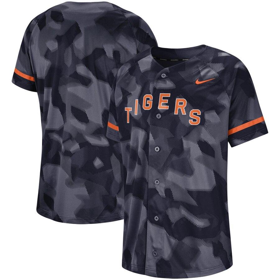 Detroit Tigers Camo Jersey - Navy 2019
