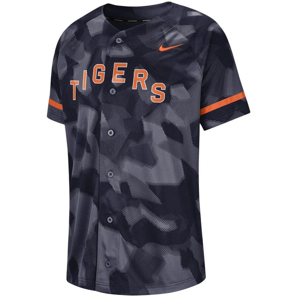 Detroit Tigers Camo Jersey - Navy 2019