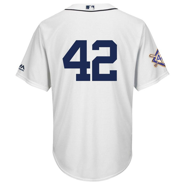 Detroit Tigers Majestic 2019 Jackie Robinson Day Official Cool Base Jersey – White 2019
