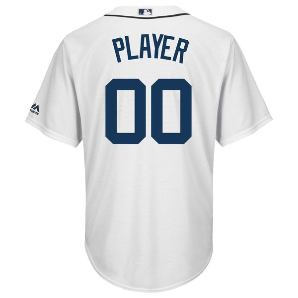 Detroit Tigers Majestic Home Cool Base Custom Jersey – White 2019