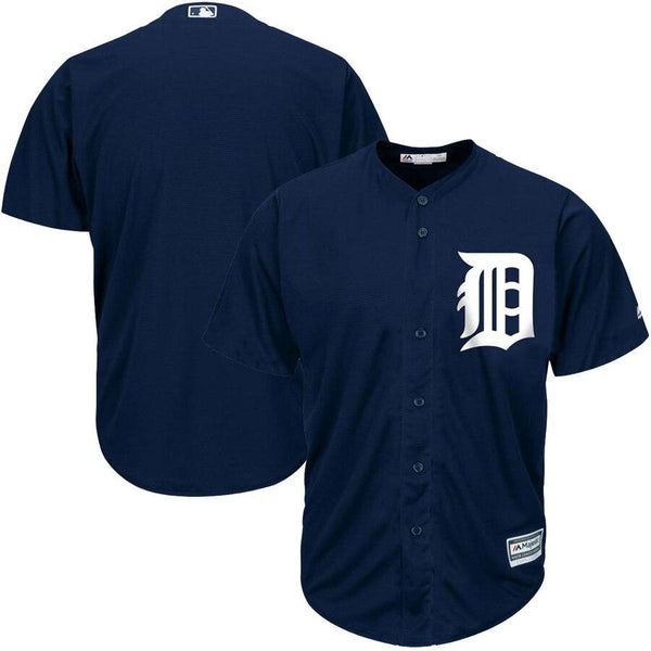 Detroit Tigers Majestic Official Cool Base Jersey - Navy 2019