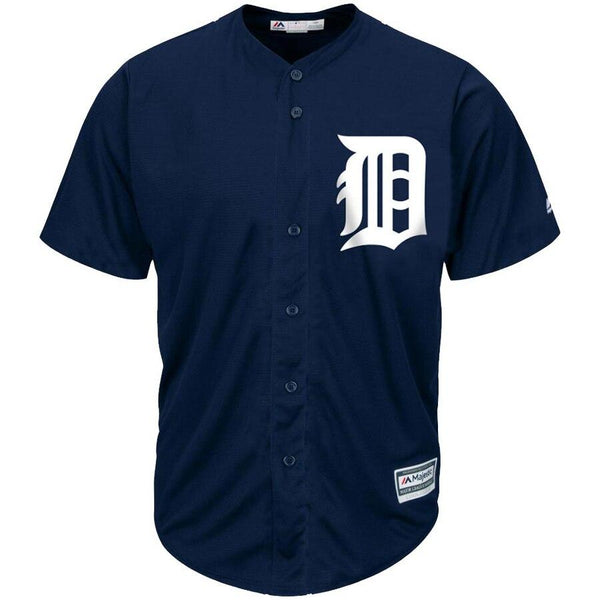 Detroit Tigers Majestic Official Cool Base Jersey - Navy 2019