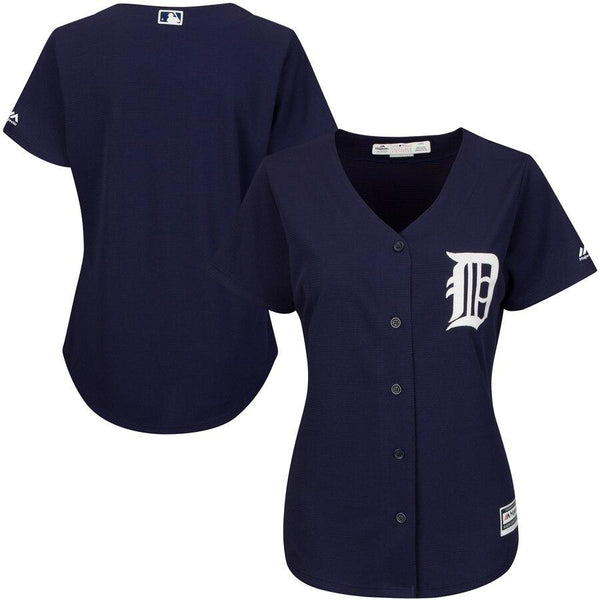 Detroit Tigers Majestic Women's Cool Base Jersey - Navy 2019