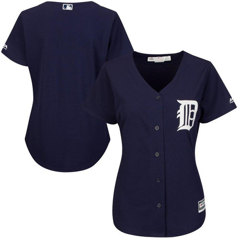 Detroit Tigers Majestic Women's Cool Base Jersey - Navy 2019
