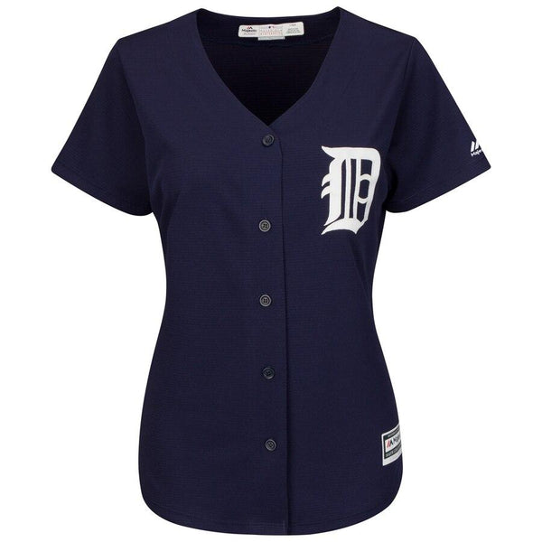 Detroit Tigers Majestic Women's Cool Base Jersey - Navy 2019