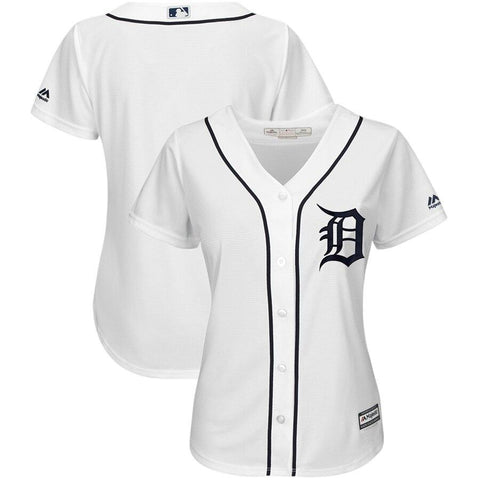 Detroit Tigers Majestic Women's Cool Base Team Jersey – White 2019