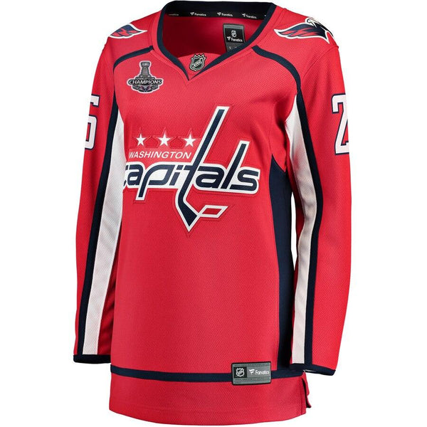 Devante Smith-Pelly Washington Capitals Women's Stanley Cup Champions Home Breakaway Player Jersey – Red 2019