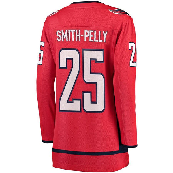Devante Smith-Pelly Washington Capitals Women's Stanley Cup Champions Home Breakaway Player Jersey – Red 2019