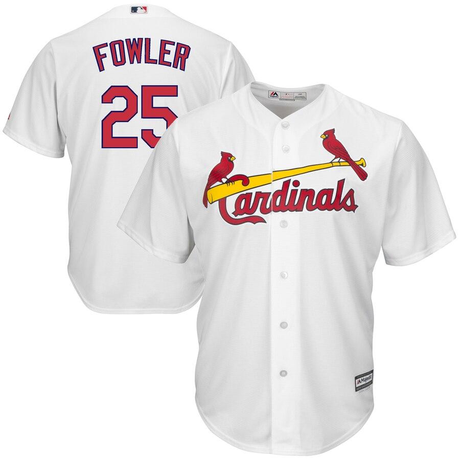 Dexter Fowler St. Louis Cardinals Majestic Home Cool Base Jersey - White 2019