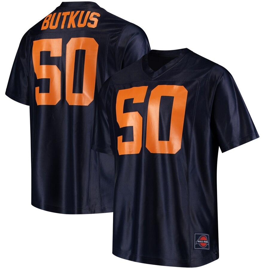 Dick Butkus Illinois Fighting Illini Original Retro Brand Replica Football Jersey 2019