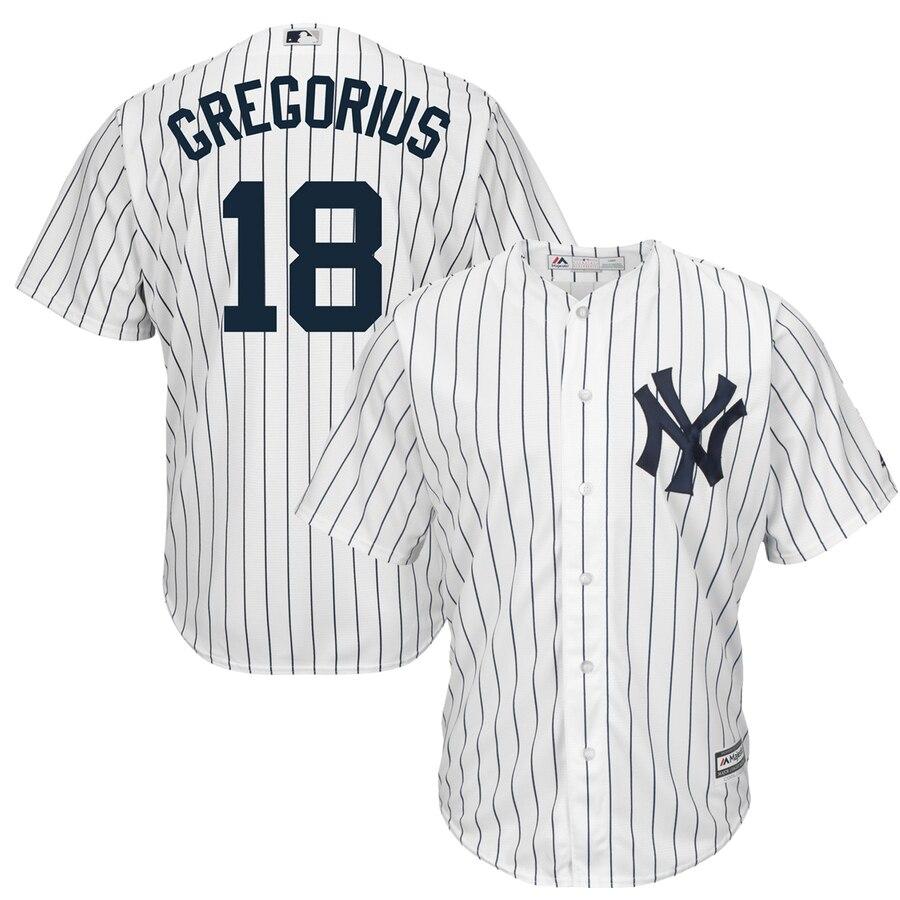 Didi Gregorius New York Yankees Majestic Cool Base Player Jersey - White 2019