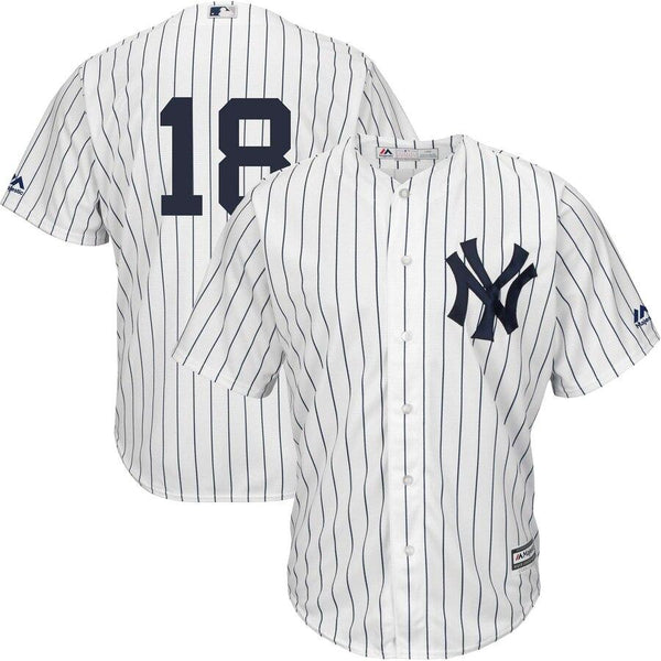 Didi Gregorius New York Yankees Majestic Home Official Cool Base Replica Player Jersey - White 2019