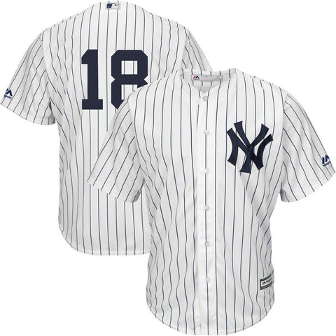 Didi Gregorius New York Yankees Majestic Home Official Cool Base Replica Player Jersey - White 2019