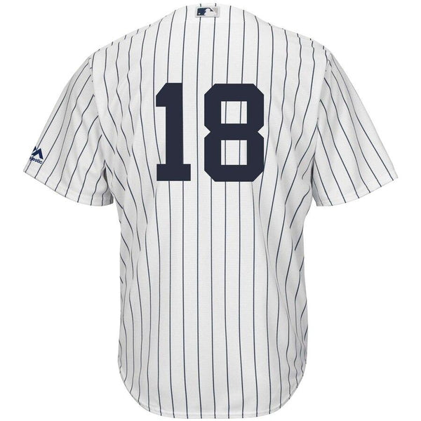 Didi Gregorius New York Yankees Majestic Home Official Cool Base Replica Player Jersey - White 2019