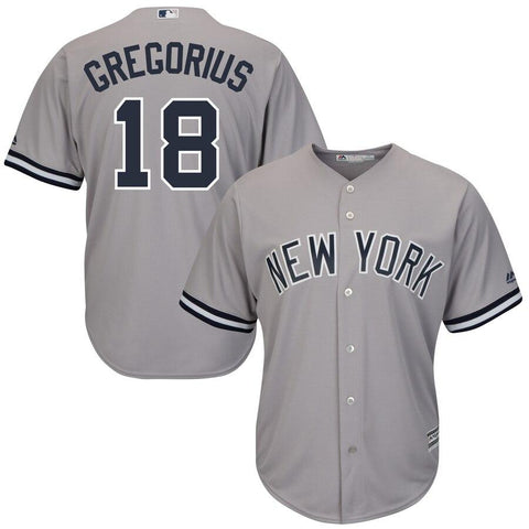 Didi Gregorius New York Yankees Majestic Road Official Cool Base Replica Player Jersey - Gray 2019