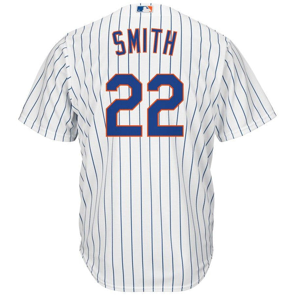 Dominic Smith New York Mets Majestic Cool Base Player Jersey – White 2019